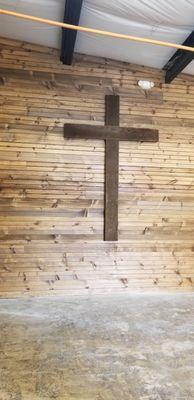 UCC.
We preach Jesus Christ crucified and risen from the dead and the only way to Heaven.
Expository (verse by verse) preaching.