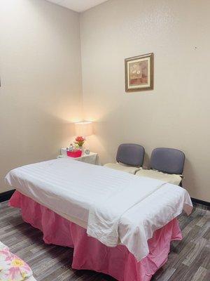 Private massage room