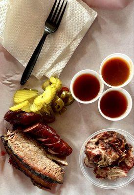 Sampler of bbq