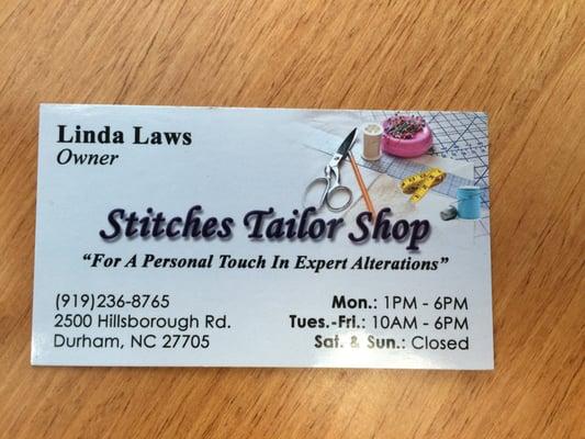 Stitches Tailor Shop