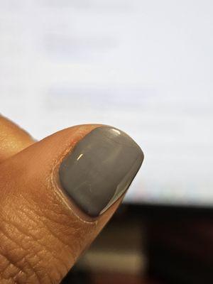 Color is cracking already