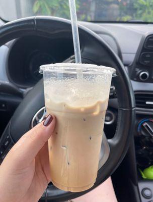 Iced Korean vanilla latte