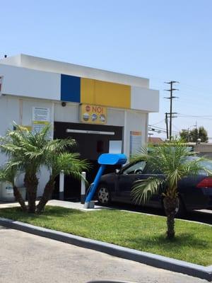 Drive thru car wash.