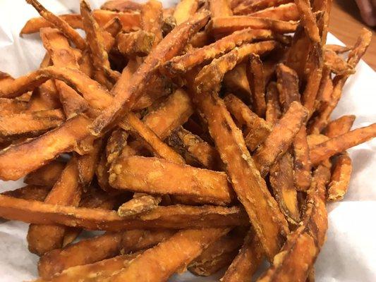 Sweet Potato fried, big enough to share
