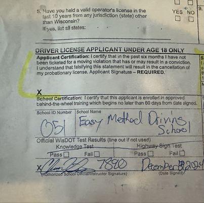 Easy Method Driving School