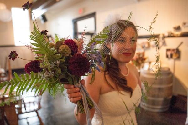 my bouquet. absolutely perfect!