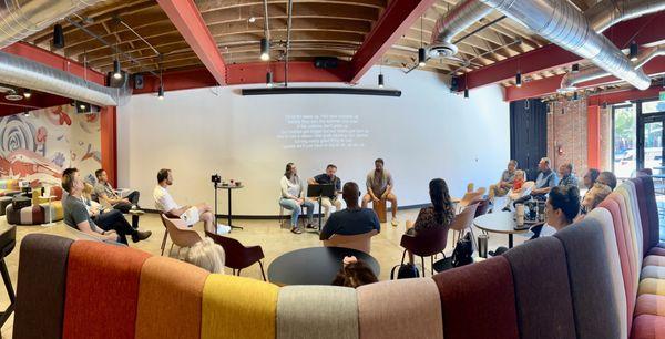 Join us in-person in Pasadena or on Zoom at 10:15am on Sundays (except for the last Sunday of every month).