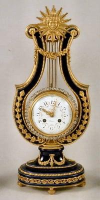 French Lyre Clock