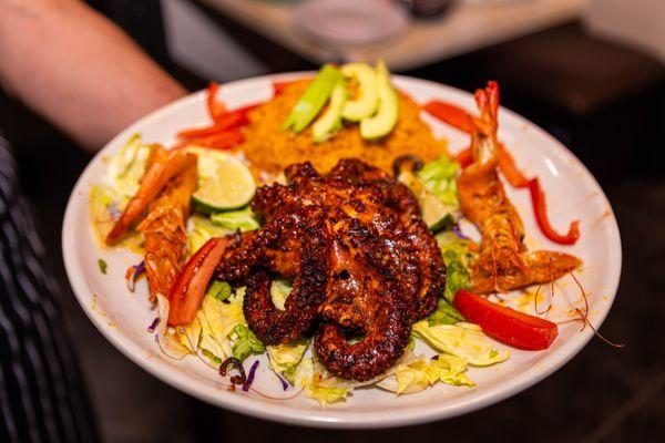 Octopus Seafood Plate