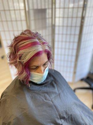 Permanent hair color