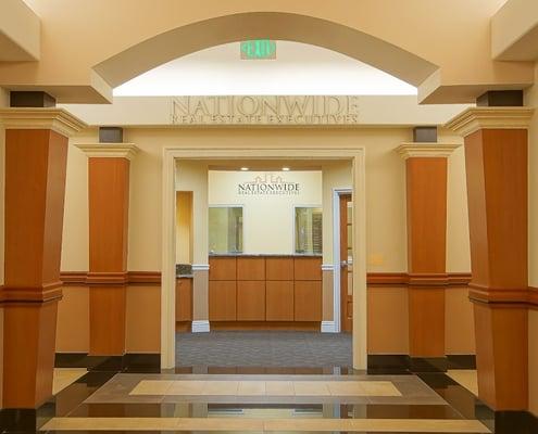 Lobby area in Buena Park Nationwide.