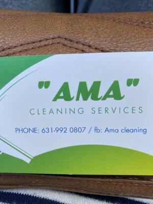 Ama cleaning services