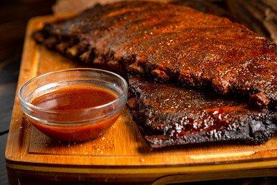 Smoked Spare Ribs with Homemade BBQ Sauce
