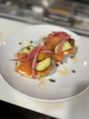 Smoked Salmon Bagel