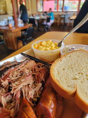 Brisket and Spicy Sausage Order