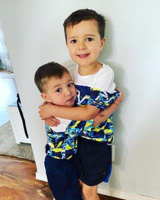 My two boys that Have been seen since birth. We miss you all so much!