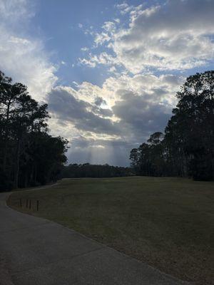 Weather is always a factor on the golf course