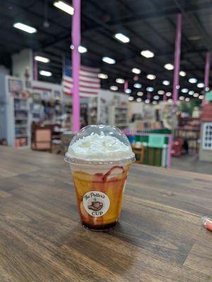 Mango passion fruit frappe