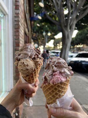 It's a treat to get your Bruster's ice cream and walk to the pier.