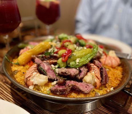 Surf & Turf Paella for 2.