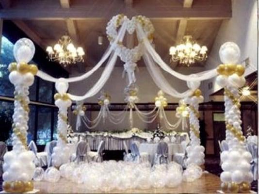 Balloon Decor Colums And Arch