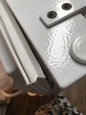 replacement refrigerator-- seals works worse than the one asked for 7 months to replace