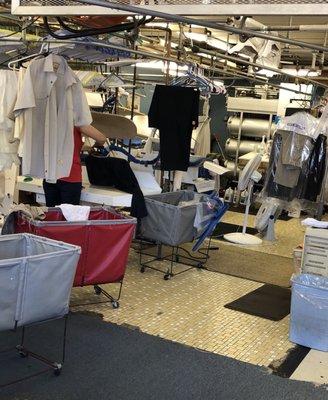 In house dry cleaning