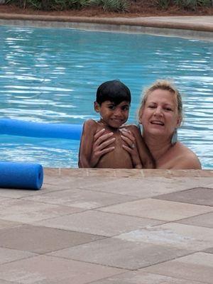 The real owners! JC and his mommy on vacation!