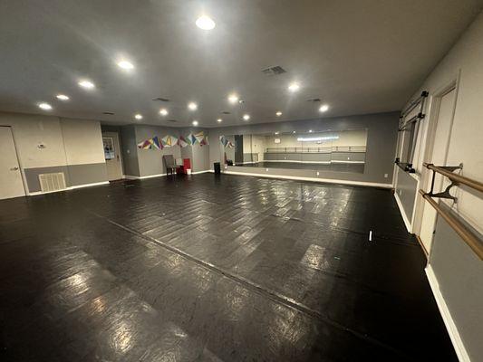 Smaller dance studio