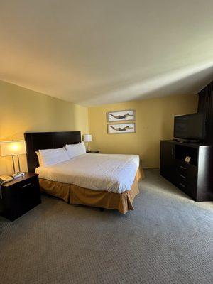 My standard king size bed.