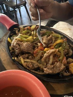 Steak fajita.