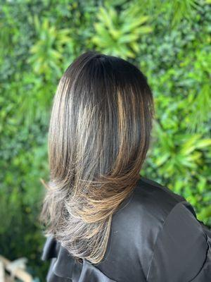 3/3 AFTER Haircut and blowout w/ Leah