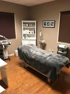 One of the spa rooms