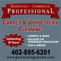 Professional Carpet & Upholstery Cleaning