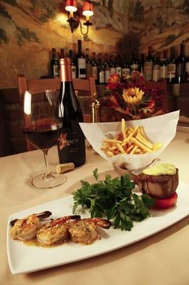 Filet and scampi sure to delight