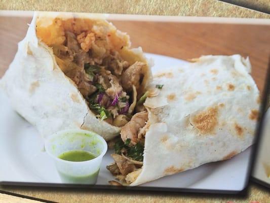 Burrito chicken
