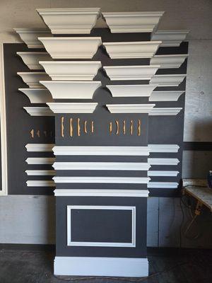 We also have a large selection of crown molding from 3-5/8" all the way to 7-3/4"