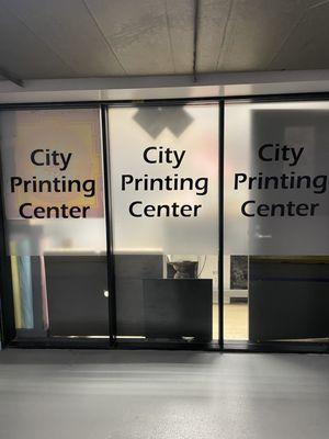City Printing Center! Just downstairs from LADBS In parking garage.