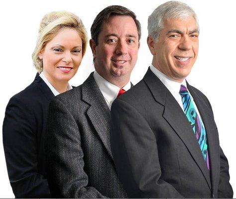 Dr Wanda Hall, Dr James Muncy, Dr John J Andre (from left to right)