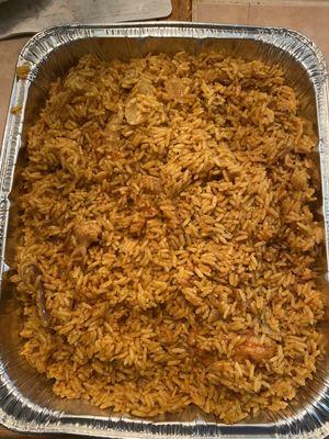 Order your jollof rice for your family event today call us 7132693790