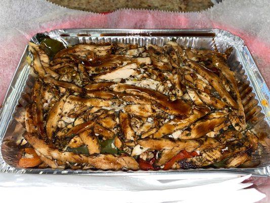 Chicken with balsamic and vegetables