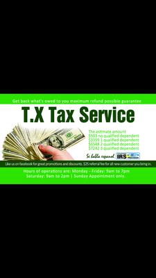 T.X Tax Service