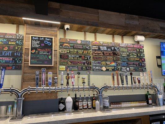 Half of the bar June 2021