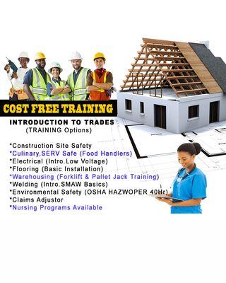 OPERATION BOOST Cost Free Intro. to Trades Training Visit www.witjax.com for more information