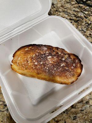 Garlic bread? I don't think so.