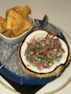 Tuna Coconut Ceviche