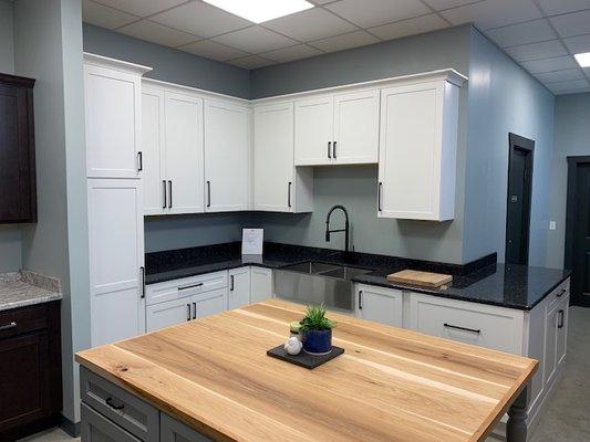 Our new affordable Mantra line of cabinetry, beauty at a reasonable price!