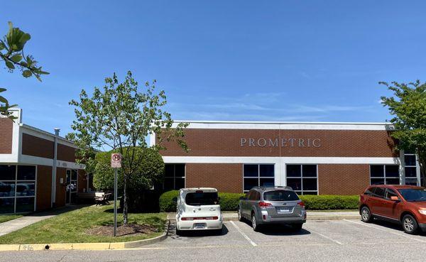 Front of the building