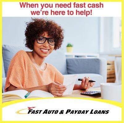 Fast Auto And Payday Loans