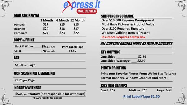 Express It Mail Center